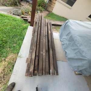 Hardwood bearer beam 4 x 3