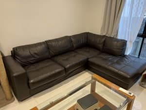 Leather Couch - For Sale