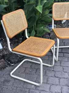 Mcm rattan Cesca chairs by Marshall