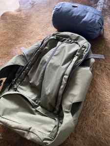 Backpack: 70ltr. Excellent condition. Strong and versatile