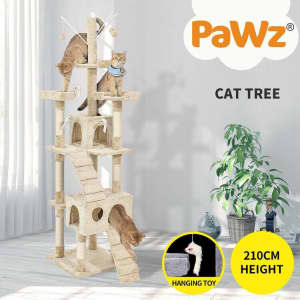 PaWz Cat Tree Scratching Post Scratcher Tower Condo House Furniture