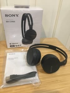 Sony WH-CH400 Wireless Headphones Black