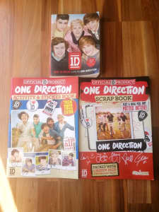 ONE DIRECTION DARE TO DREAM BOOK AND TWO SCRAP BOOKS 