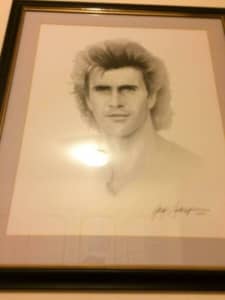 LETHAL WEAPON Mel Gibson Martin Riggs by artist Gary Saderup