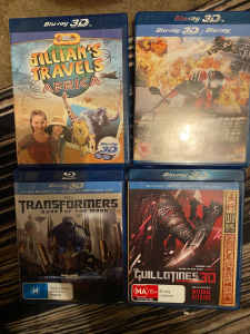 3d blurays lot 2 for sale
