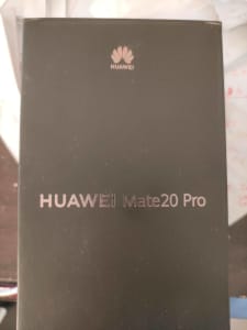Huawei mate 20 pro(Comes with new pair of earbuds, super charger)