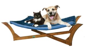 CLEARANCE Paws A While Pet Hammock, Faux Suede - Large