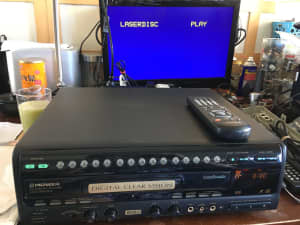 Pioneer laserdisc A B side karaoke player