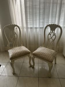 Antique Sweetheart Chairs