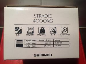 Shimano Stradic 4000XGFL New in box.