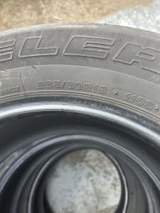 4x Tyres only- no rims