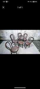 BENTWOOD CHAIRS X8