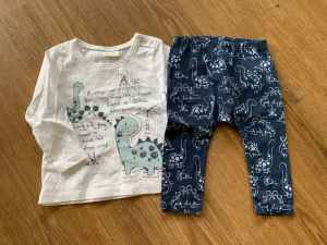 Next (UK) Boys Matching Outfit - Size 6-9 months