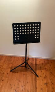X2 Music Stands Black Heavy Duty, Good Condition - SALE !!!