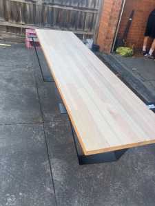Brand New Vic Ash Dining Table Top/Benchtop - Delivery Available