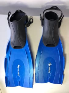 Diving Fins Size US 11-14 Snorkelling Swimming - S-Wave Brand