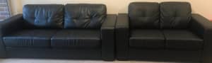 Three Seater & Two Seater Leather Sofa