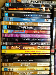 Many dvds to choose from $2 each
