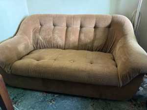 Chocolate brown couch - great condition