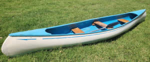 INDIAN CANOE with paddle
