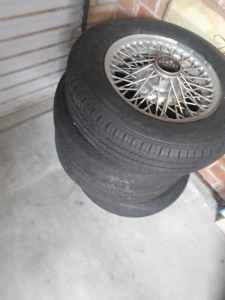 MG tyres and wheels $125 full set
