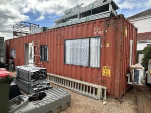 40ft container house $50k plus gst ready for immediate collection