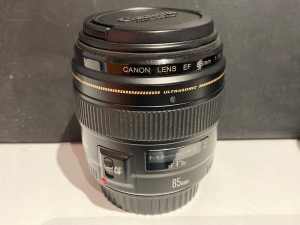 Canon EF 85mm Prime Lens f1.8 Ultrasonic