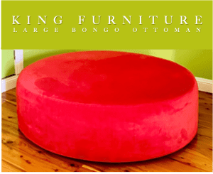 LARGE BONGO OTTOMAN - From King Furniture