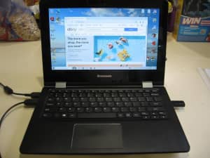 Lenovo Yoga 300 Touch Screen Laptop Windows 10 for Parts or Repair