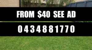 PHONE-O434 881 77O -FROM $40, LAWN MOWING BLACKTOWN
