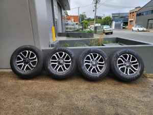 18 Ford Ranger Wildtrak Next Gen Wheels 6x139.7 & Goodyear Tyres
