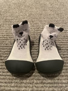 Attipas Baby Shoe Sock Rubber Sole