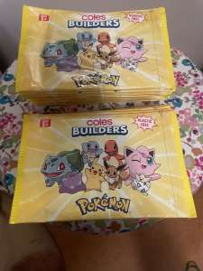 Pokémon Cole’s Builders unopened 31 packets
