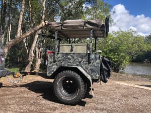 Custom built off road camper trailer