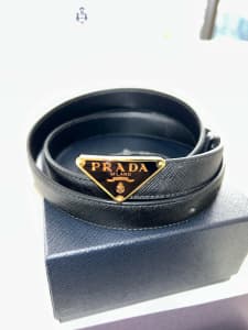 Near New PRADA saffiano leather belt womens | Accessories | Gumtree  Australia Melbourne City - Docklands | 1310347994