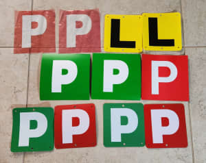 L and P Plates for sale $5 the lot