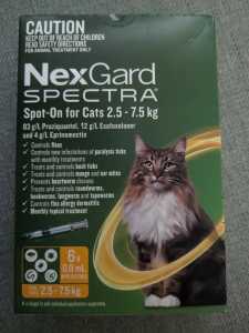 NexGard Spectra For Cats 2.5-7.5 KGS 