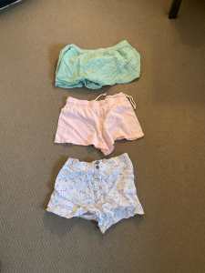 Girls shorts for sale age 11-13
