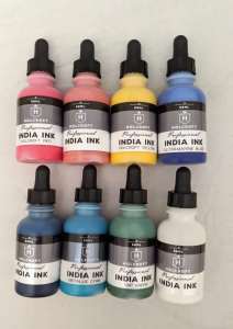 India Inks and many more inks! [PLEASE READ THE DESCRIPTION!]