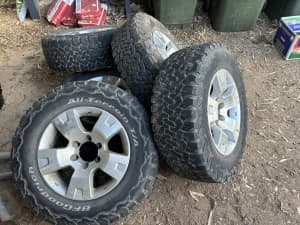 Gu patrol wheels tyres