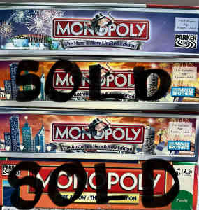 Monopoly Here & Now various editions. 