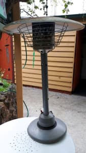 Outdoor gas table heater