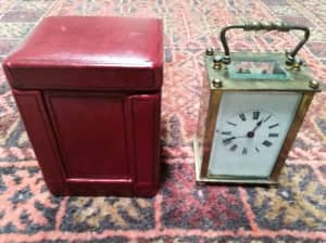 Probably French Couaillet Freres Carriage Clock  working order