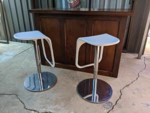 2 IKEA urban bar stools
