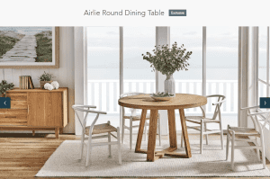 NEW IN BOX Airlie Round Dining Table 120cm