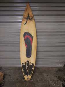 Greg Clough surfboard