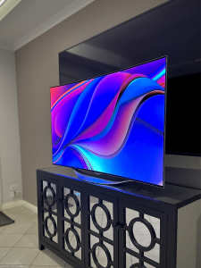 Curved 55 LG OLED smart TV