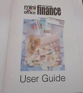 MINI OFFICE HOME FINANCE COMPUTER  SOFTWARE FOR PC BASED COMPUTERS