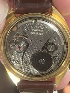 Gold Swiss made watch