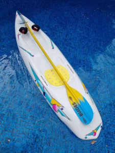 Wanted: Surf Ski with paddle & three fins